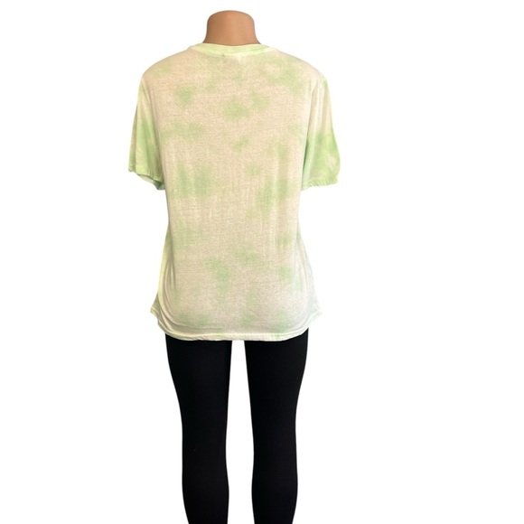 3/$30 🍂 Disney Green Tie Dye Short Sleeve Mickey Mouse Front Pocket Shirt - Picture 3 of 8